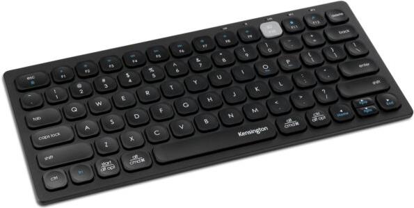 Kensington Multi-Device Dual Wireless Compact Keyboard - Tastatur - kabellos - 2.4 GHz, Bluetooth 3.0, Bluetooth 5.0 - Englisch - Schwarz (K75502UK) von Kensington