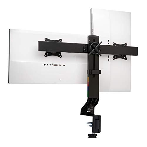 Kensington Platzsparender Monitorarm, 2 Bildschirme bis 27 Zoll, VESA 75/100, SmartFit System für ergonomische Höheneinstellung, flexible Monitorhalterung mit Kabelaufbewahrung, Schwarz, K55513WW Kensington Platzsparender Monitorarm, 2 Bildschirme bis 27 Zoll, VESA 75/100, SmartFit System für ergonomische Höheneinstellung, flexible Monitorhalterung mit Kabelaufbewahrung, Schwarz, K55513WW von Kensington