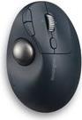 Kensington Pro Fit Ergo TB550 Trackball - Vertikale Maus - ergonomisch - optisch - 9 Tasten - kabellos - Bluetooth, 2.4 GHz - kabelloser Empfänger (USB) - Schwarz, Blau-Grau - retail - Farbbox (K72196WW) von Kensington
