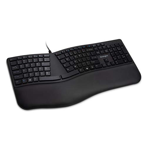 Kensington Pro Fit K75400US Tastatur mit Kabel, ergonomisch, Schwarz Kensington Pro Fit K75400US Tastatur mit Kabel, ergonomisch, Schwarz von Kensington