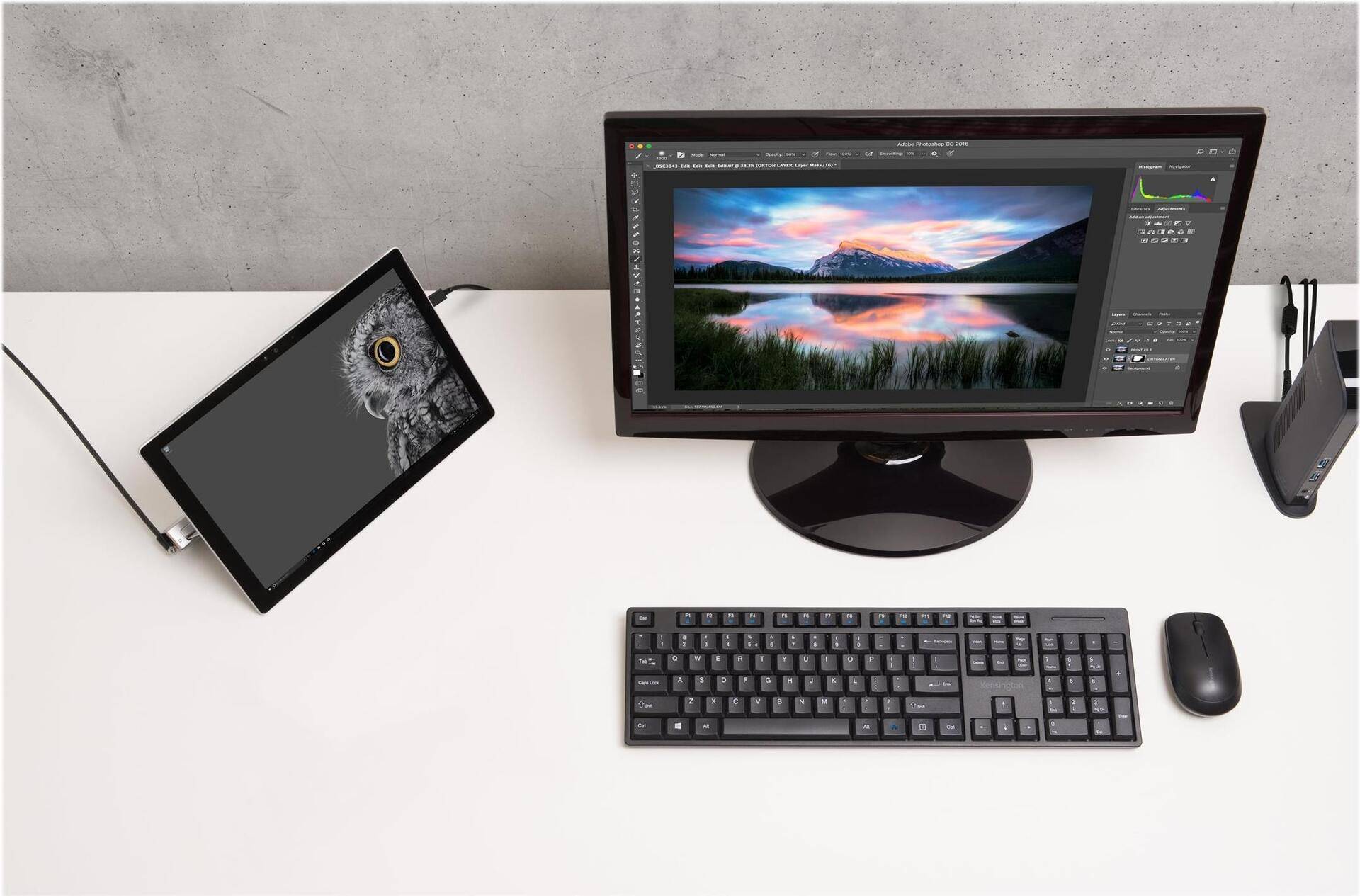Kensington - Sicherheitskabelschloss - 1.8 m - für Microsoft Surface Go, Go 2, Go 3, Pro (Mitte 2017), Pro 4, Pro 6, Pro 7, Pro 7+, Pro 8 von Kensington