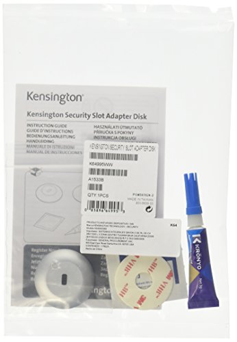Kensington Sicherheitssteckplatz-Adapter für Ultrabooks und Tablets, K-Slot-Adapter für Macbook Air, Ultrabooks und weitere Tablet Geräte, K64995WW, Kit (Pack of 2) von Kensington