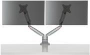 Kensington SmartFit One-Touch Dual Monitor Arm - Befestigungskit - einstellbarer Arm - für 2 Monitore - Metall - silbergrau - Bildschirmgröße: 33-81,3 cm (13-32) - C-Zwinge, Tülle, Tischmontage (K55471EU) von Kensington