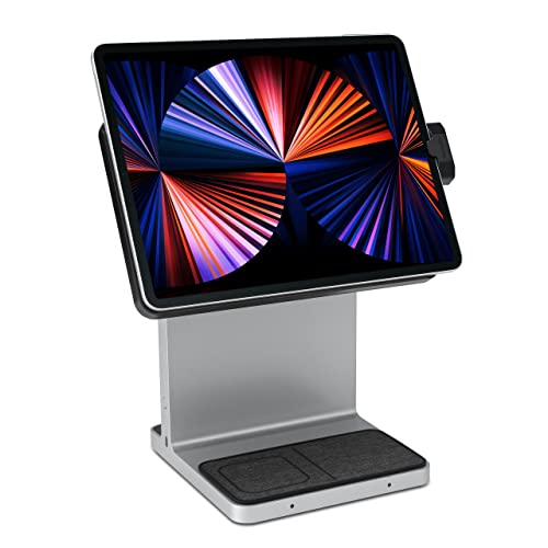 Kensington StudioDock iPad Pro Stand - Verstellbare Tablet-Halterung für iPad Pro 11 und iPad Air 2020+ - Magnetische Befestigung - Schnelles Aufladen von iPhone und AirPod, K34031WW von Kensington