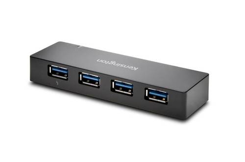 Kensington UH4000C 4 Port Hub 4 Port USB 3.0-Hub Schwarz von Kensington