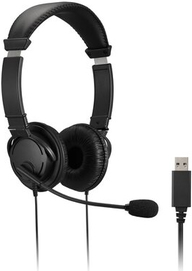 Kensington USB Hi-Fi Headphones - Kopfhörer mit Mikrofon - On-Ear - kabelgebunden - USB (K33065WW) von Kensington