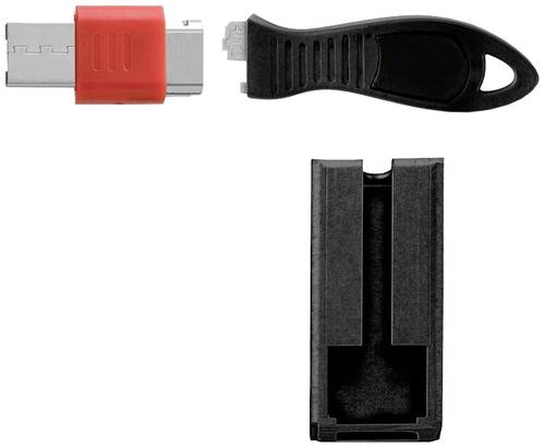 Kensington USB Port Schloss USB Lock W Cable Guard Square Schwarz K67915WW von Kensington