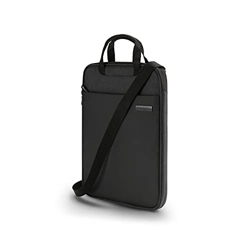 Kensington Vertikale Eco Laptoptasche für 12" Bildschirm, schützende Tragetasche und -hülle mit Reißverschluss und verstellbarem, abnehmbarem Schultergurt, Umweltfreundlich, Wasserabweisend, K60102WW von Kensington