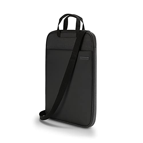 Kensington Vertikale Eco Laptoptasche für 14" Bildschirm, schützende Tragetasche und -hülle mit Reißverschluss und verstellbarem, abnehmbarem Schultergurt, Umweltfreundlich, Wasserabweisend, K60102WW von Kensington