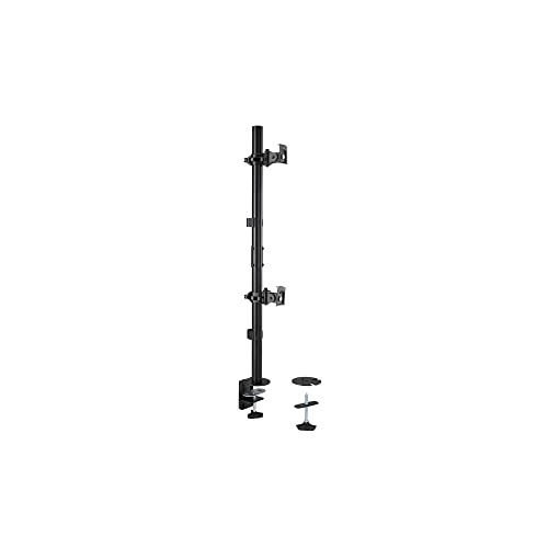 Kensington Vertikaler Monitorarm für 2 Monitore übereinander bis 32 Zoll, Bildschirme mit VESA 75/100, Tragfähigkeit 2 x 9 kg, flexible Monitorhalterung mit Kabelaufbewahrung, K53802WW Kensington Vertikaler Monitorarm für 2 Monitore übereinander bis 32 Zoll, Bildschirme mit VESA 75/100, Tragfähigkeit 2 x 9 kg, flexible Monitorhalterung mit Kabelaufbewahrung, K53802WW von Kensington