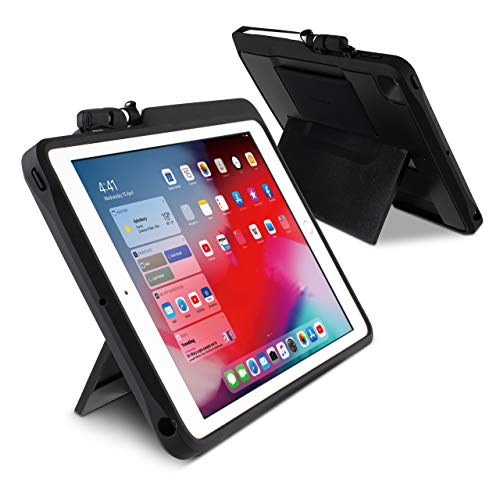 Kensington iPad 10,2 Zoll Schutzhülle mit Fallschutz, BlackBelt 2. Grad, Bildschirmschutz und Apple Stift-Halterung, K97321WW von Kensington