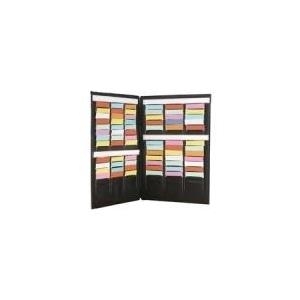 NOBO Mini-Planer-Kit (B)240 x (H)310 mm, aus PVC, schwarz Leporello-Faltung - kann um zusätzliche Erweiterungselemente (3084200) von Kensington