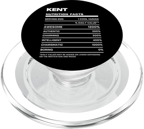 Kent Durchschnittliche Nährwerte Name Lustig PopSockets PopGrip für MagSafe Kent Durchschnittliche Nährwerte Name Lustig PopSockets PopGrip für MagSafe von Kent Nutrition Facts Name Funny Birthday