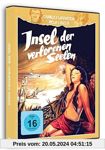 Insel der verlorenen Seelen (DVD) - Limited Edition (500 Stück) - Mit Charles Laughton & Bela Lugosi - Der grosse Horror-Klassiker in deutscher Sprache! von Kenton, Erle C.