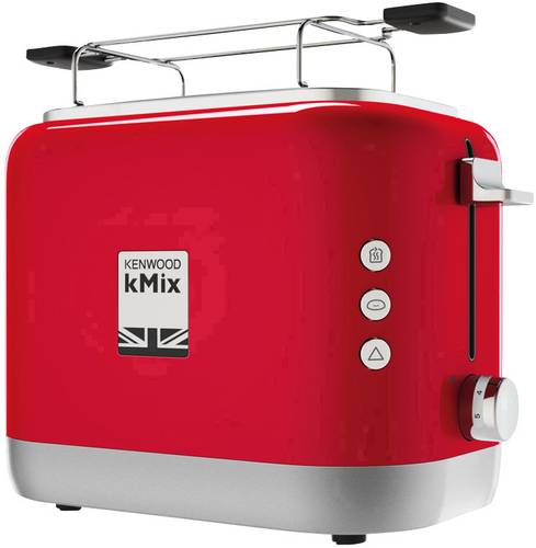 Kenwood Home Appliance TCX751RD Toaster 2 Brenner, mit Bagel-Funktion, mit Brötchenaufsatz Rot von Kenwood Home Appliance