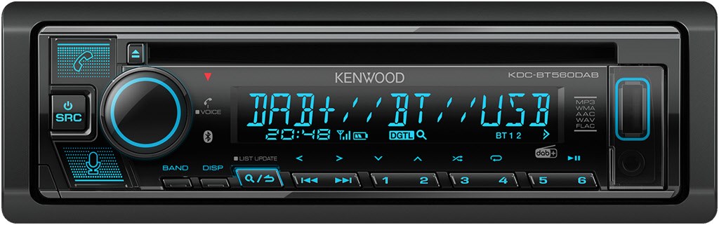 KDCBT560DAB CD-Autoradio KDCBT560DAB CD-Autoradio von Kenwood