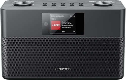 KENWOOD CR-ST100S-B - Smart-Radio mit Internetradio, WLAN, 2 x 10 W RMS, Bassreflex Lautsprecher, DAB+, UKW, Bluetooth, USB, Line-In/-Out, Weckfunktion, Sleeptimer, TFT-Farbdisplay, Fernbedienung KENWOOD CR-ST100S-B - Smart-Radio mit Internetradio, WLAN, 2 x 10 W RMS, Bassreflex Lautsprecher, DAB+, UKW, Bluetooth, USB, Line-In/-Out, Weckfunktion, Sleeptimer, TFT-Farbdisplay, Fernbedienung von Kenwood