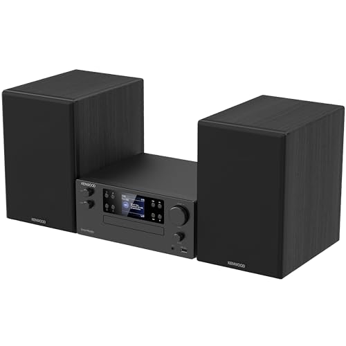 KENWOOD M-9500S-B - Smart Micro Hi-Fi System mit Internetradio, DAB+, CD/USB, Audiostreaming, Sub-Out, Optical-In, 2 x 50 Watt RMS Schwarz KENWOOD M-9500S-B - Smart Micro Hi-Fi System mit Internetradio, DAB+, CD/USB, Audiostreaming, Sub-Out, Optical-In, 2 x 50 Watt RMS Schwarz von Kenwood