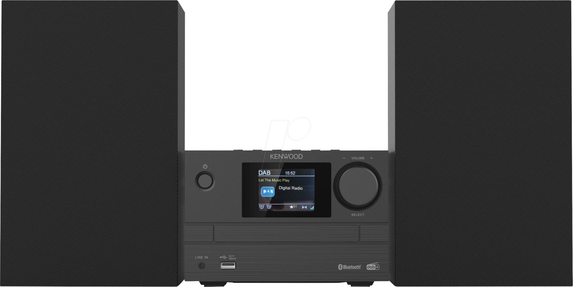 KW M-525DAB - Micro-Hifi-System, DAB+, Display, CD, Bluetooth von Kenwood