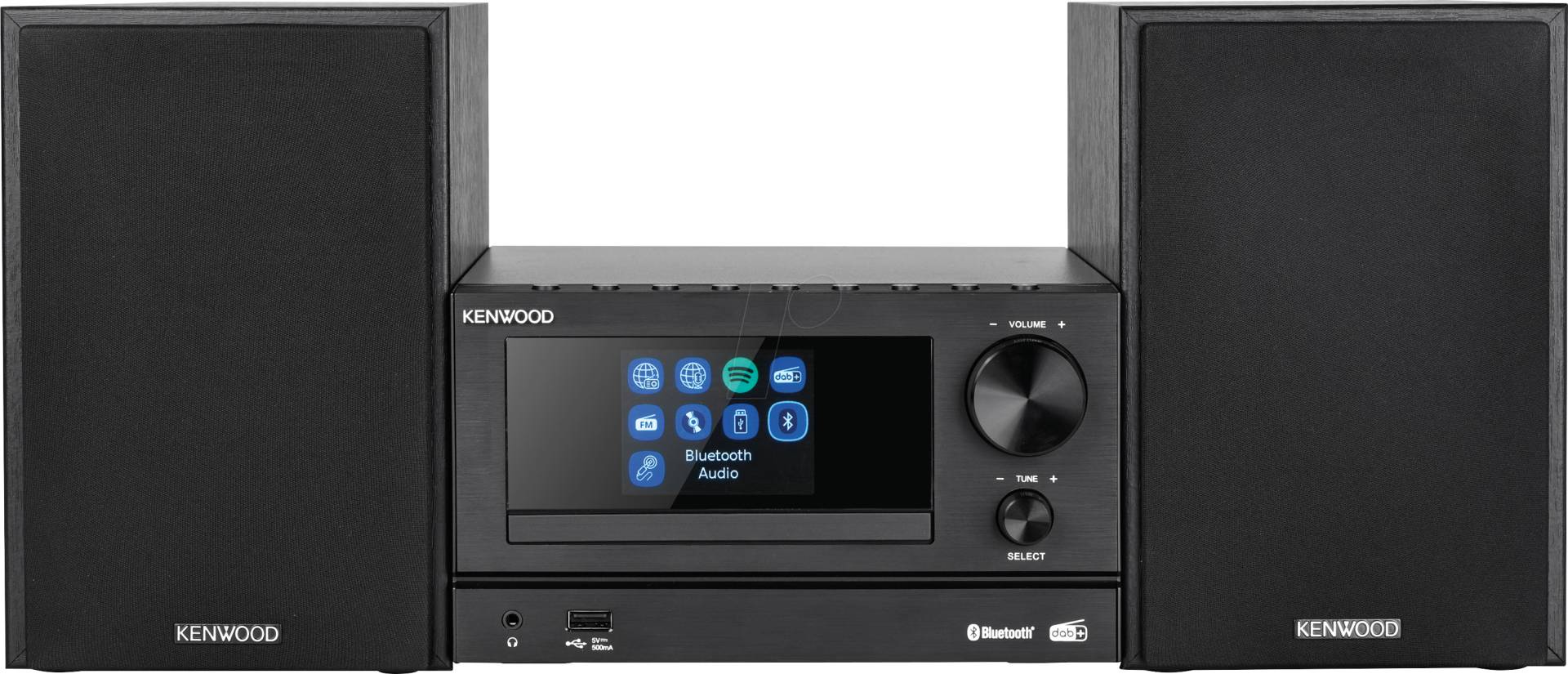 KW M-7000S-B - Micro-Hifi-System, Internetradio, DAB+, CD, 60 Watt von Kenwood