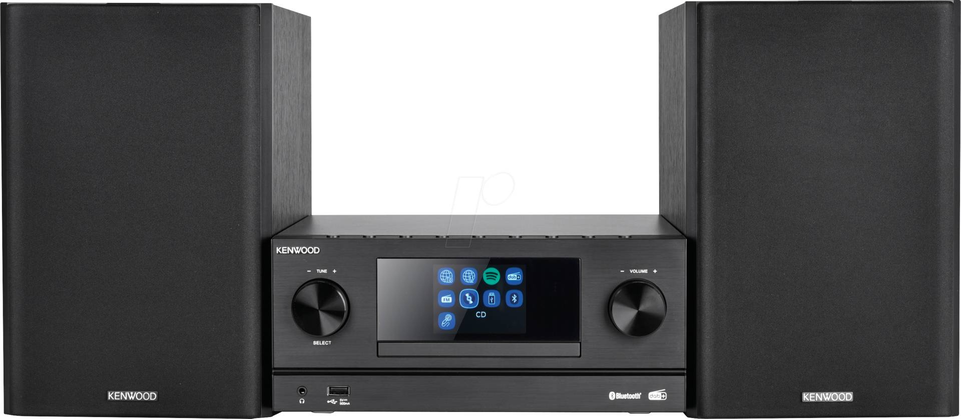 KW M-9000S-B - Micro-Hifi-System, Internetradio, DAB+, CD, 100 Watt von Kenwood