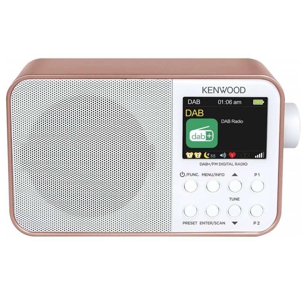Kenwood CR-M30DAB-R - Heimradio - rose/gold Digitalradio (DAB) (Digitalradio (DAB), UKW mit RDS) von Kenwood