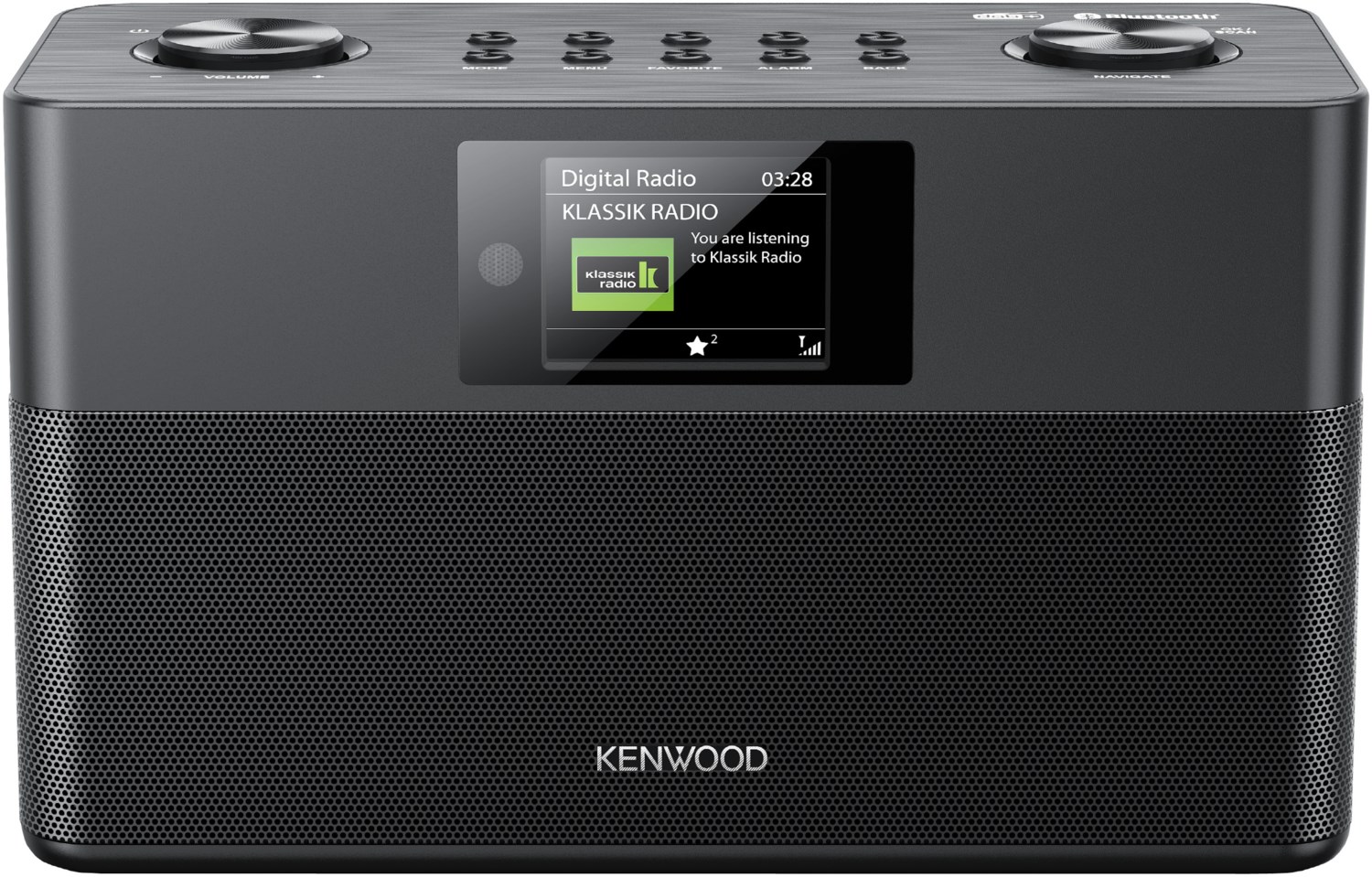 Kenwood CR-ST80DAB-B DAB+ Stereo-Kompaktradio schwarz von Kenwood