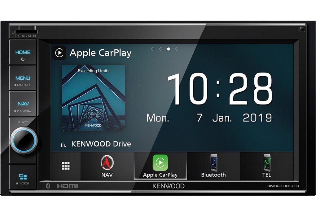 Kenwood DNR3190BTS 2 DIN Autoradio Bluetooth Apple CarPlay HDMI Einbau-Navigationsgerät von Kenwood