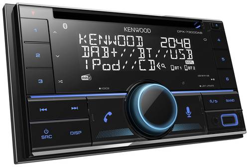 Kenwood DPX-7300DAB Doppel-DIN Autoradio Anschluss für Lenkradfernbedienung, DAB+ Tuner von Kenwood