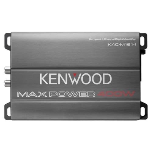 Kenwood KAC-M1814 4-Kanal-Digitalverstärker, kompakt, überbrückbar, 400 W max. Leistung Kenwood KAC-M1814 4-Kanal-Digitalverstärker, kompakt, überbrückbar, 400 W max. Leistung von Kenwood