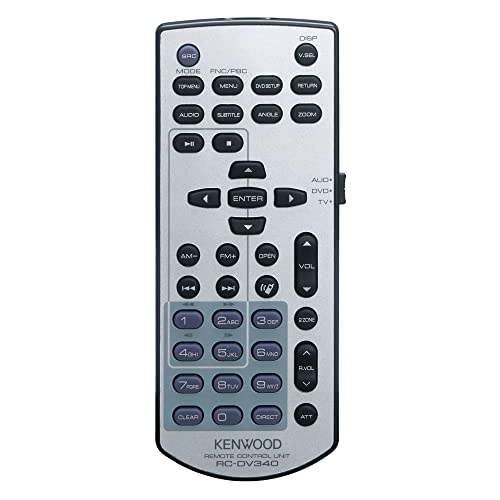 Kenwood KCA-RCDV340 Infrarot-Fernbedienung für alle Moniceiver und Navitainer Silber Kenwood KCA-RCDV340 Infrarot-Fernbedienung für alle Moniceiver und Navitainer Silber von Kenwood
