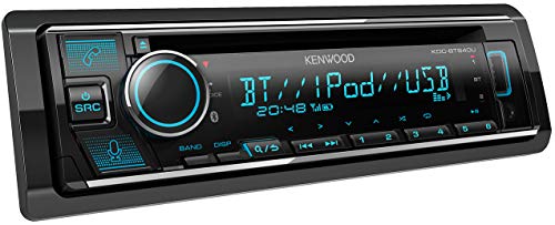Kenwood KDC-BT640U CD-Autoradio mit Bluetooth Freisprecheinrichtung (Alexa Built-in, Hochleistungstuner, Soundprozessor, USB, AUX, Spotify Control, 4x50 Watt, Variable Beleuchtung) von Kenwood