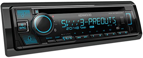 Kenwood KDC-BT960DAB CD-Autoradio mit DAB+ & Bluetooth Freisprecheinrichtung (USB, AUX-In, 3 x Pre-Out 5V, Amazon Alexa, Soundprozessor, 4x50 W, VAR. Beleuchtung, DAB+ Antenne) von Kenwood
