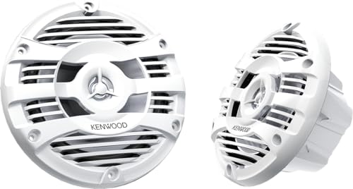 Kenwood KFC-1653MRW Wassergeschützter 2-Weg-Lautsprecher mit 130 mm Tieftöner von Kenwood