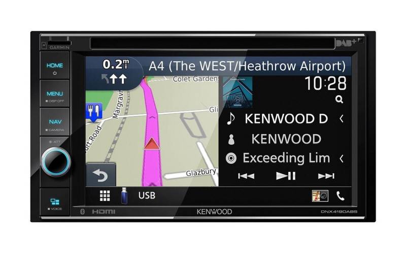Kenwood Kenwood DNX419DABS - Exklusives Automotive-Gerät Navigationsgerät (DAB+, 3 Jahre kostenlose Kartenupdates, Apple Car, Android Auto) von Kenwood