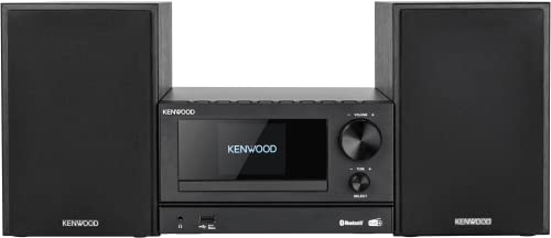 Kenwood M-7000S-B Mikro-Stereoanlage, Schwarz, mit Bluetooth, USB, CD und Radio Dab + oder FM von Kenwood