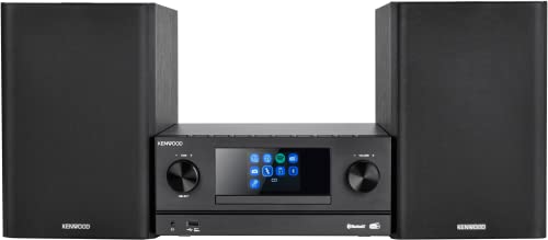 Kenwood M-9000S-B - Smart Micro Hi-Fi System mit Internetradio, DAB+, CD/USB und Audiostreaming, Farbe Schwarz von Kenwood