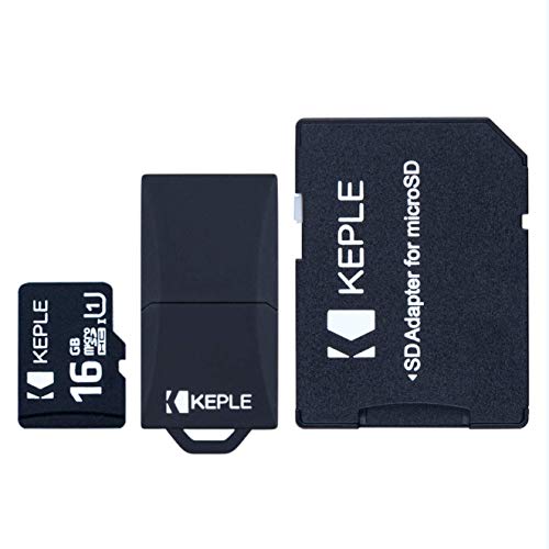 16GB MicroSD Speicherkarte Klasse 10 Kompatibel mit Panasonic Lumix DMC-FZ62, DMC-FZ200, DMC-FT25, DMC-FZ70, DMC-FT4, DMC-FT20, DMX-XS1 DSLR Kamera | Micro SD 16 GB von Keple