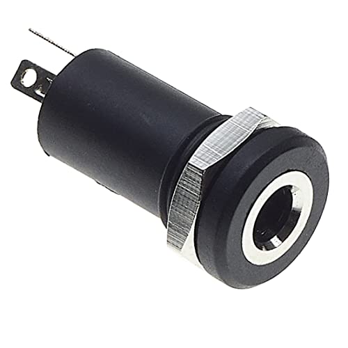 3,5 mm Klinkenbuchse, 2-polig, 5 Stück - Audio-Video-Buchse, Mono, Lötanschluss, Kopfhörer mit Mutter 3,5 mm Klinkenbuchse, 2-polig, 5 Stück - Audio-Video-Buchse, Mono, Lötanschluss, Kopfhörer mit Mutter von Keple