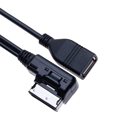 AMI MDI auf USB Buchse Musik Medien Interface Kabel Adapter | Kompatibel mit Audi A6L Q5 Q7 A8 S5 A5 A4L A3 VW Volkswagen Tiguan GTI CC Magotan Skoda Fabia Octavia Autoradio | 1m von Keple
