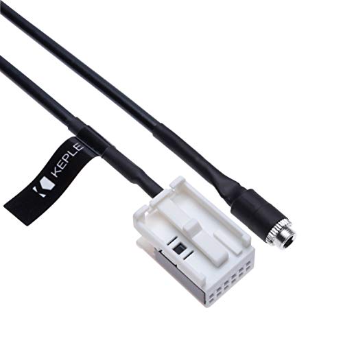 AUX Audiokabel Autoadapter kompatibel mit B M W E60 E63 E64 E65 E66 E81 E82 E87 E88 E90 E91 E92 E93 CD Player Navigation NAV | 12-poliger Wechsler Transmitter 3.5 Stecker Kabelverlängerung | 1.5m AUX Audiokabel Autoadapter kompatibel mit B M W E60 E63 E64 E65 E66 E81 E82 E87 E88 E90 E91 E92 E93 CD Player Navigation NAV | 12-poliger Wechsler Transmitter 3.5 Stecker Kabelverlängerung | 1.5m von Keple