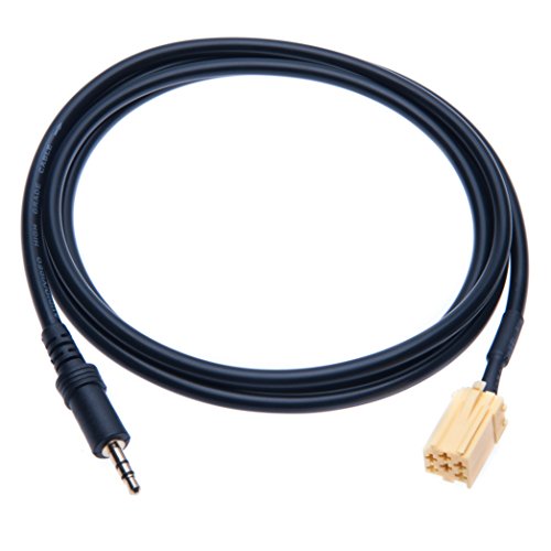 Auto Line-in AUX Adapter 3.5mm Klinke AUX Audio Kabel Stecker Mini ISO Buchse Kompatibel mit Lancia Musa 350 / Ypsilon 846 / Ypsilon 843, Smart ForTwo 451 / Roaster, Paugeot Boxer, Citroen Jumper Auto Line-in AUX Adapter 3.5mm Klinke AUX Audio Kabel Stecker Mini ISO Buchse Kompatibel mit Lancia Musa 350 / Ypsilon 846 / Ypsilon 843, Smart ForTwo 451 / Roaster, Paugeot Boxer, Citroen Jumper von Keple