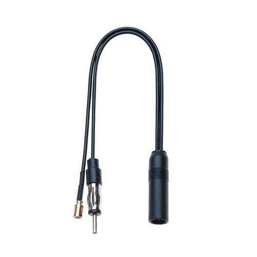 DAB Antenne Eightwood Splitter Kabel SMB Antenne Din Weiblich zu Din Männlich zu SMB Männlich RG174 DAB Autoradio Stereo für AM FM Kompatibel mit Pioneer Clarion Kenwood Alpine JVC – 30CM von Keple