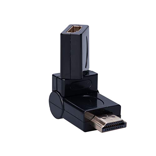 Hdmi-Buchse auf Hdmi-Stecker Drehbarer 270-Grad-Adapter HDMI-Stecker auf HDMI-Buchse Male Femine -Verbinder 1080p Vergoldet von Keple