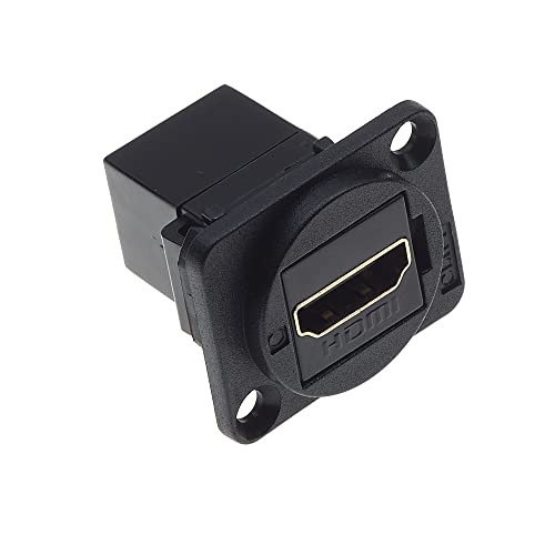 Keple HDMI-Durchführungsstecker für Panelmontage, CSK-Loch, schwarzer Kunststoff-XLR-Rahmen - Kunststoffgehäuse M25-Montagebuchse zu Bulkhead-Kupplung Keple HDMI-Durchführungsstecker für Panelmontage, CSK-Loch, schwarzer Kunststoff-XLR-Rahmen - Kunststoffgehäuse M25-Montagebuchse zu Bulkhead-Kupplung von Keple