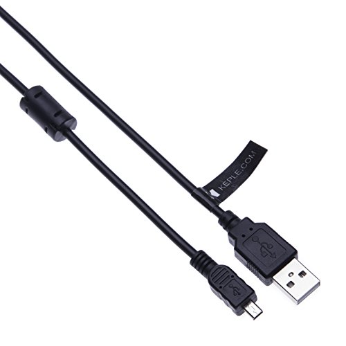 Keple UC-E6 USB Datensynchronisation & Foto-Bildübertragung Kabel Kompatibel mit Lumix DMC-TZ Serie DMC-TZ20, DMC-TZ22, DMC-TZ3, DMC-TZ35, DMC-TZ37 | USB 2.0 A Stecker auf Mini B 1,5m von Keple