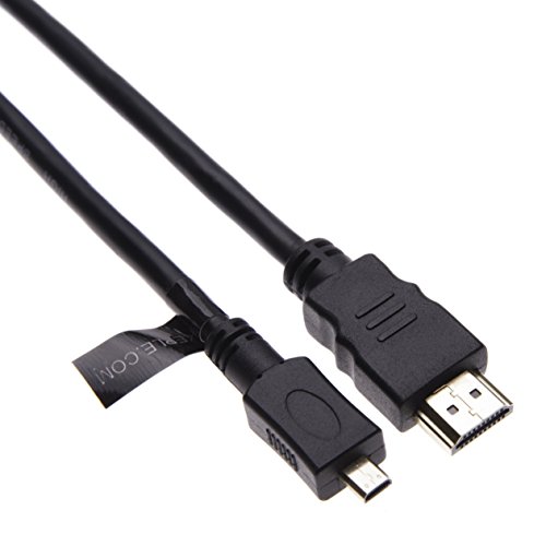 Micro Mikro HDMI zu HDMI Kabel Adapter konverter Kompatibel mit Kamera, Tablet, Gopro Hero, Sony a77, Canon PowerShot G7 X, G9 X, IXUS 285 HS, Olympus Stylus 1 E-PL5, Ricoh WG- Series 20 30 30W (2m) von Keple