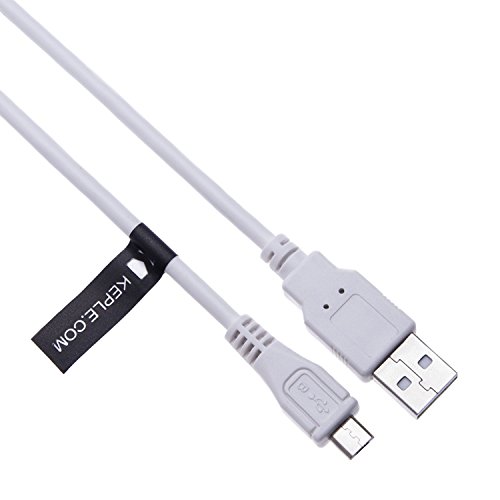 Micro USB Kabel Charger Kompatibel mit BT Bluetooth Lautsprecher Sony SRS-X2, SRS-X3, SRS-X11, SRS-X33, SRSX33, KBS08, MC500 Mini, BOLSE NFC, Denon Envaya Mini Ladekabel 1m Weiß von Keple