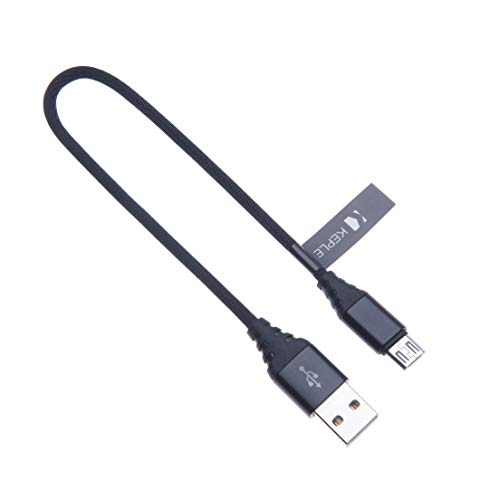 Micro USB Kabel Schnellladekabel Nylon Geflochtenes Ladekabel Kompatibel mit Sony SRS-X2, X3, X11, X33, MC500 Mini, BOLSE NFC, Denon Envaya Mini, UE Boom 2, DBPOWER BX-900 0,25 m von Keple