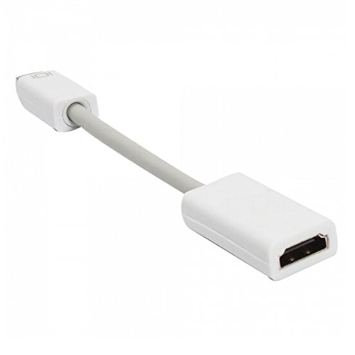 Mini DVI zu HDMI Video Adapter Konverter Kabel 1080P kompatibel mit Apple MacBook, iMac, Mac Mini, PowerBook G4 zu HDTV Beamer oder Monitor (20 cm) von Keple